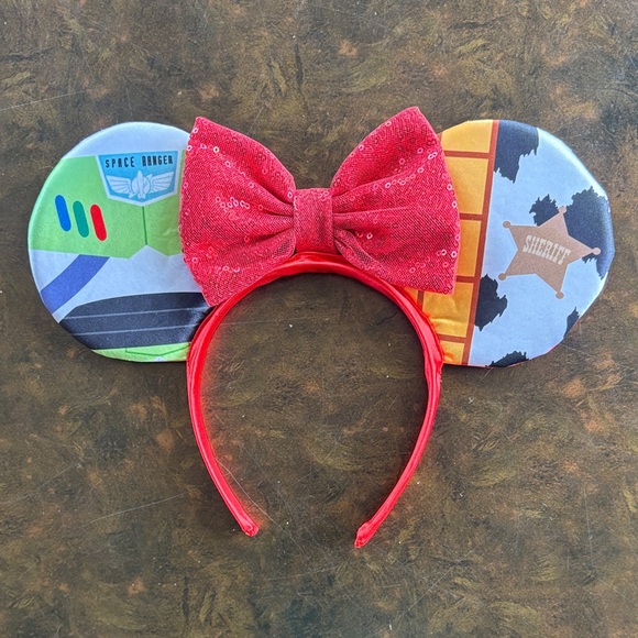 Pixar Accessories - TOY STORY Buzz Lightyear And Woody Disney Pixar - MINNIE MOUSE Ears Headband